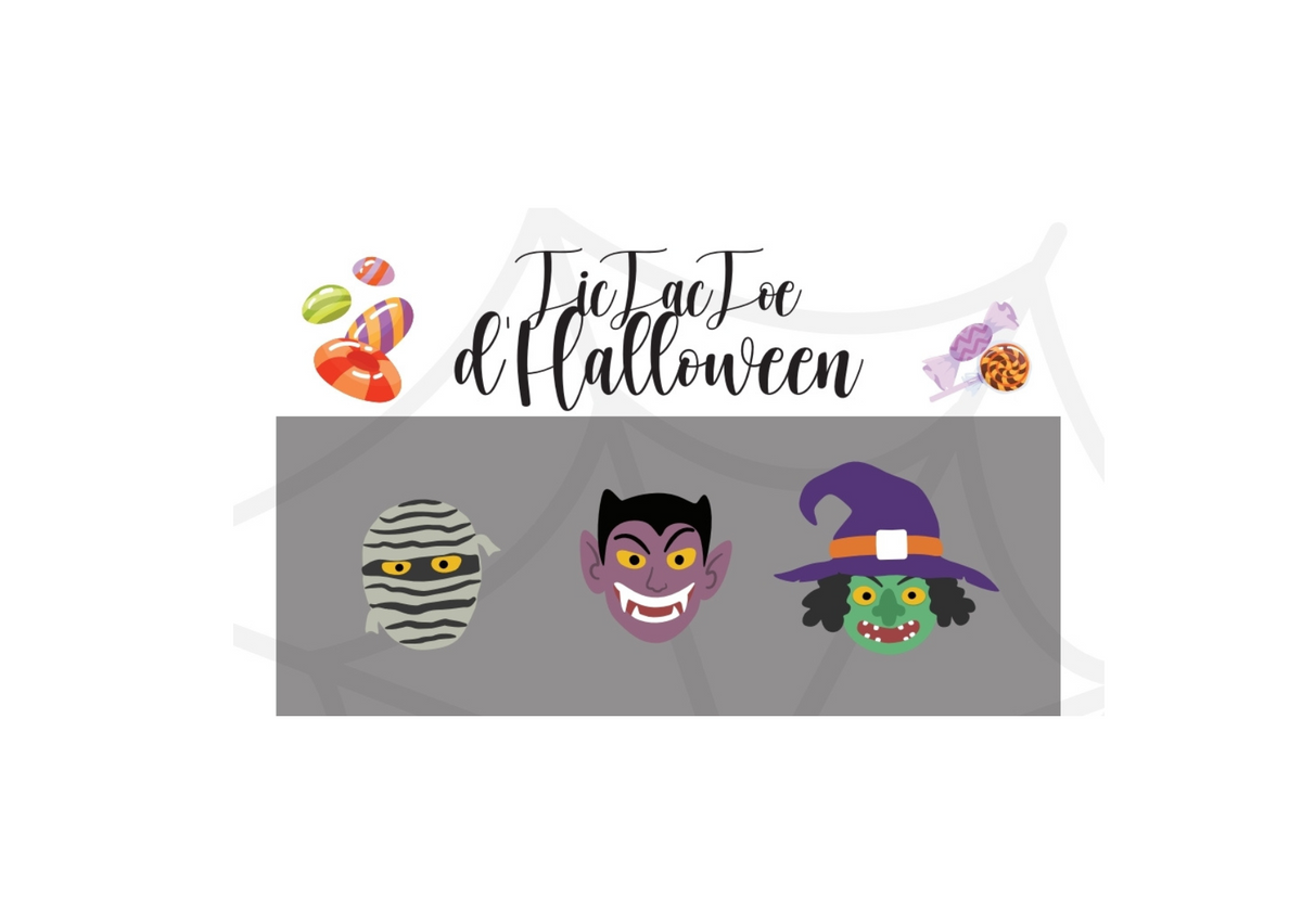 Boîte de Tic Tac Toe Halloween