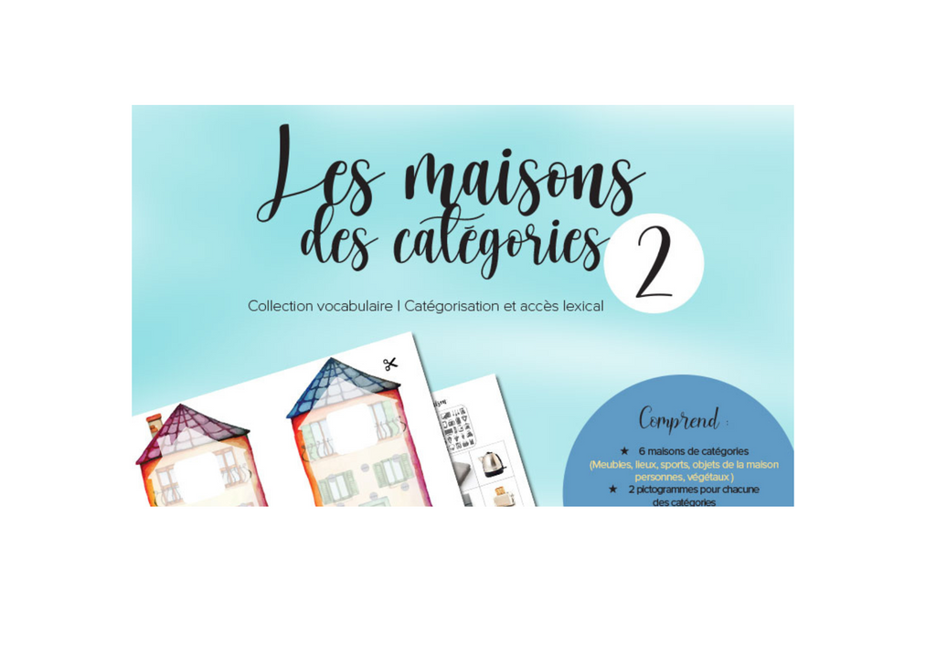 La maison des catégories 2 - Accès lexical / catégorisation / vocabulaire